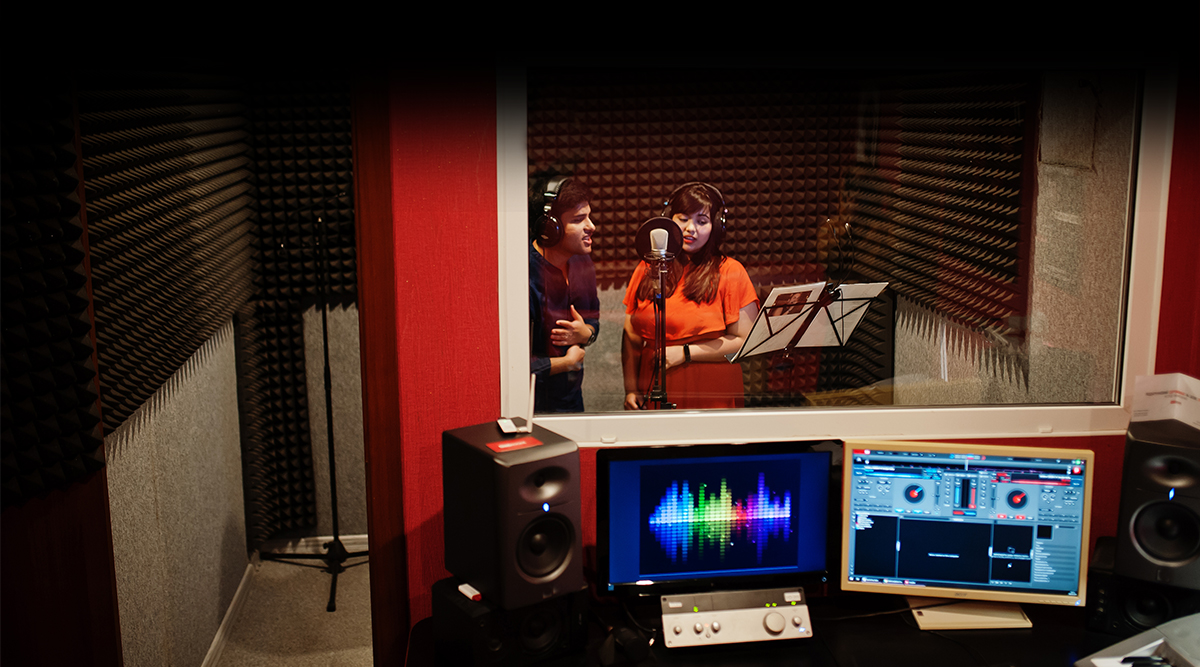 Inside the SM Media studio